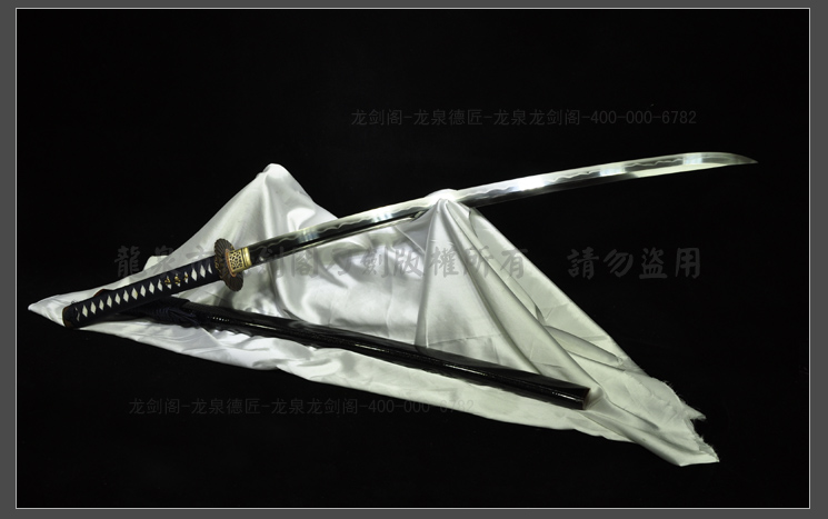 26寸百製鋼高性能研磨武士刀一九幽閻羅   武具 刀装具 日本刀 模造刀 居合刀 Nine soul katana 九幽阎罗武士刀Code - ZW4062 Price - Rm580